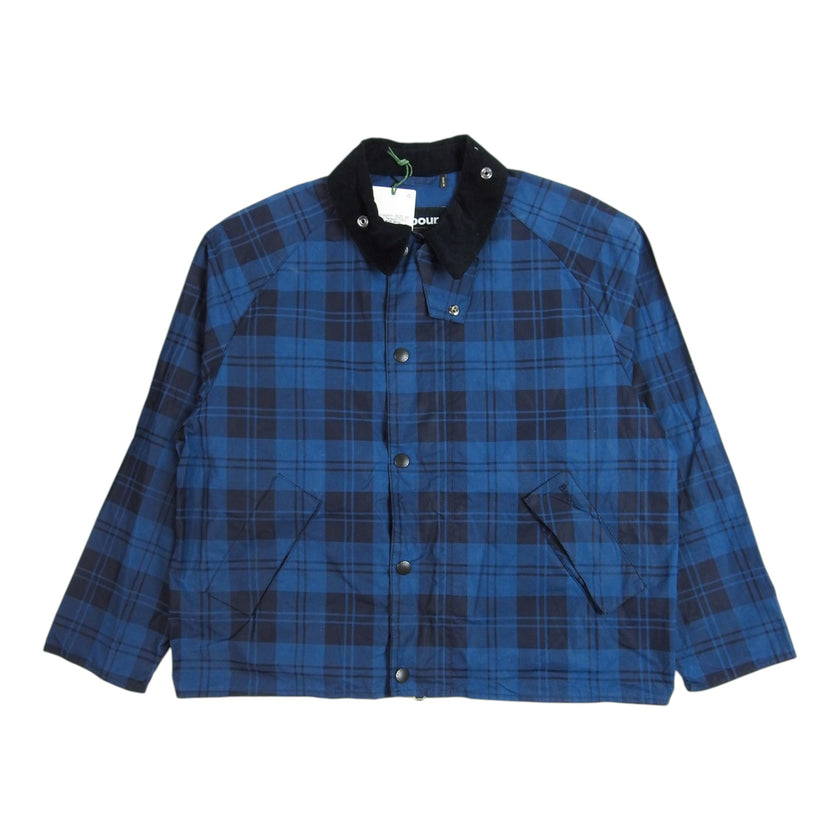 Barbour Transport Check Cotton Jacket Size 36