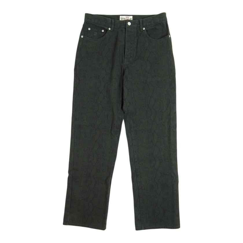 Stussy Python Textured Jeans Size 32