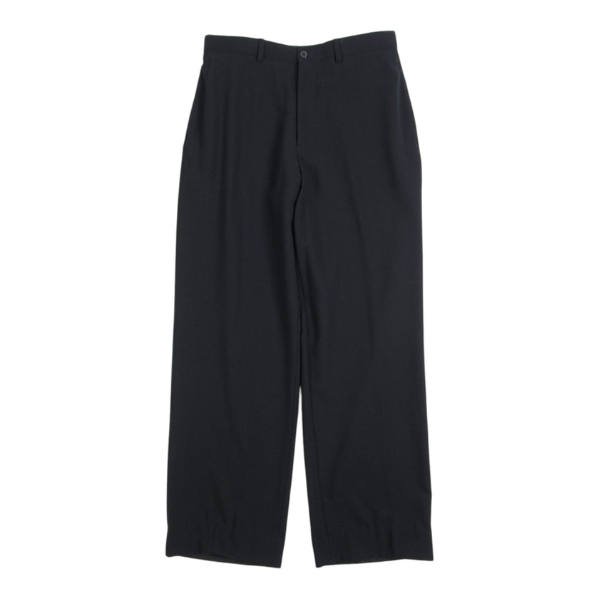 Armani Collezioni Black Striped Trousers Size 31
