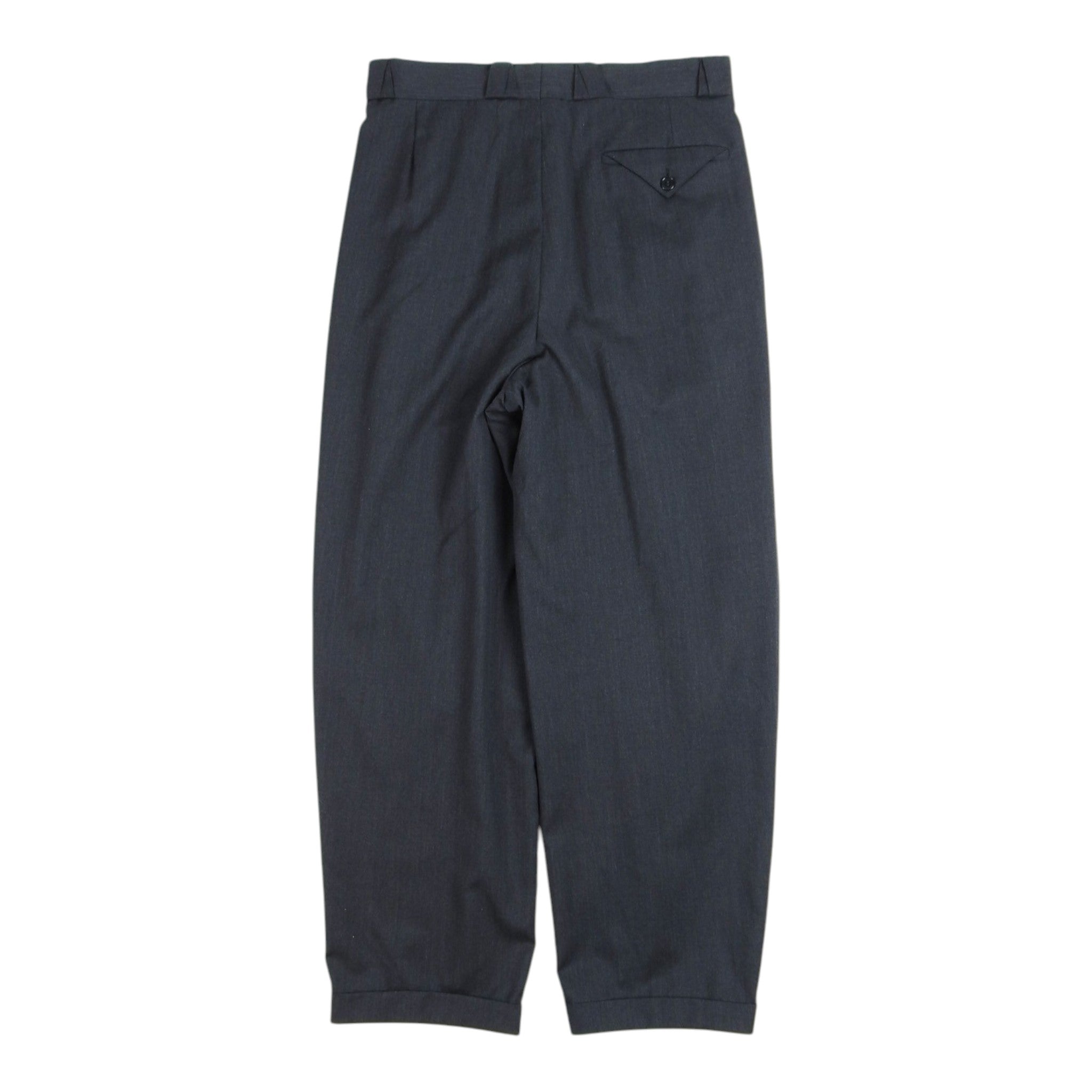 Gianni Versace Pleated Dark Grey Trousers Size 31