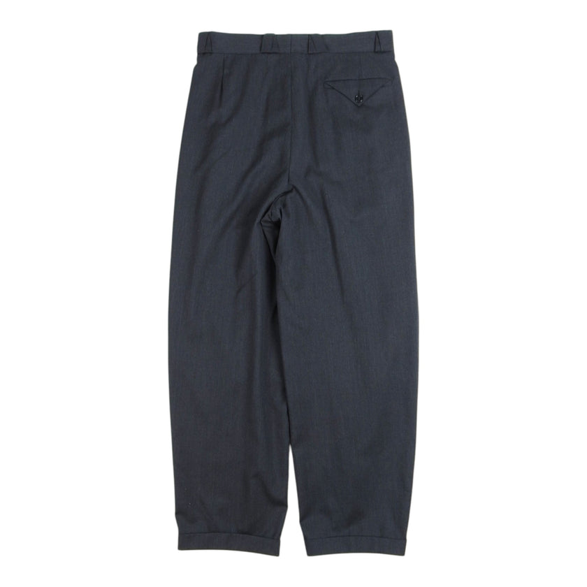 Gianni Versace Pleated Dark Grey Trousers Size 31