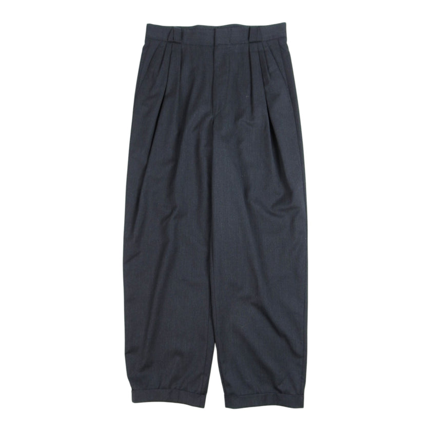Gianni Versace Pleated Dark Grey Trousers Size 31