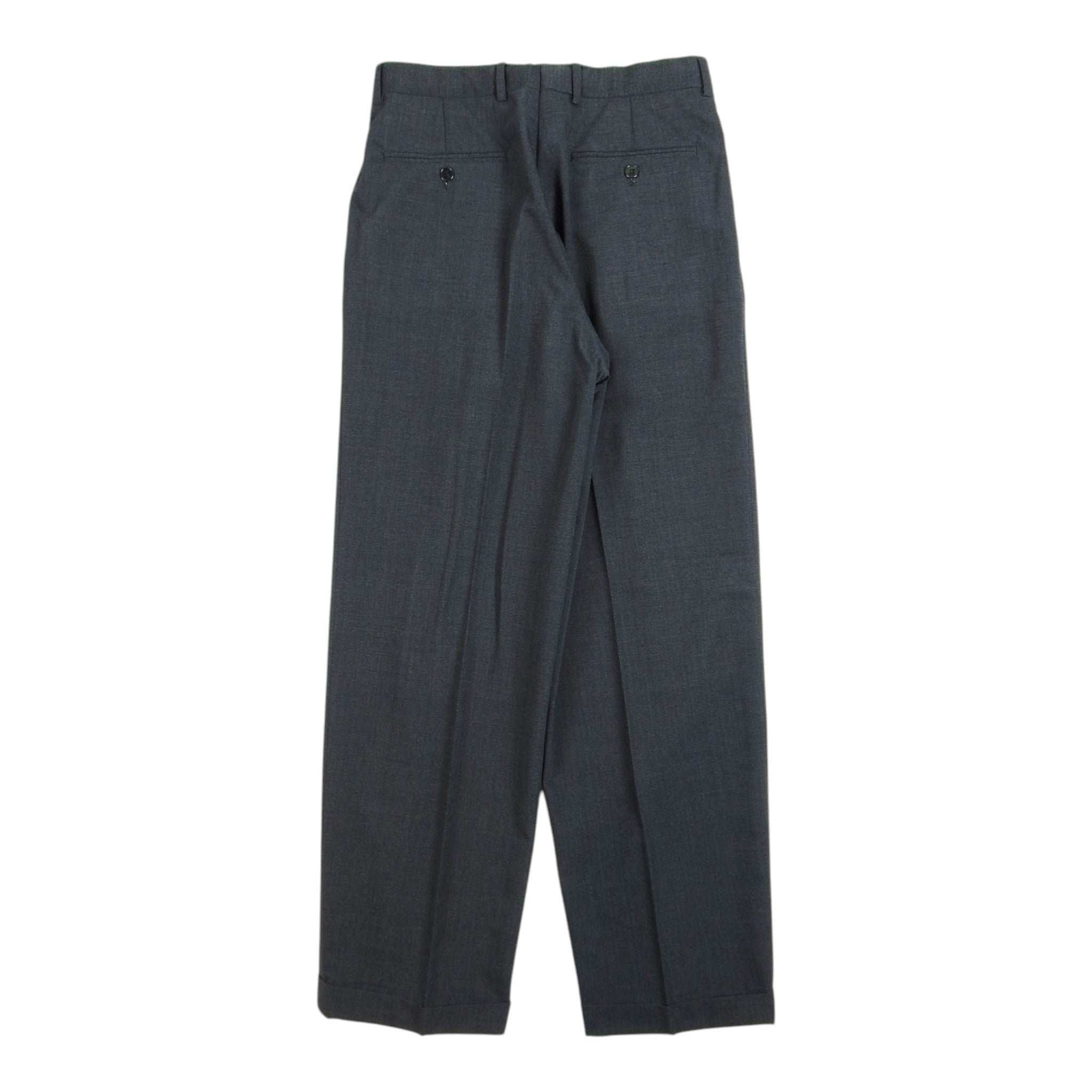 Missoni Uomo Pleated Dark Grey Trousers Size 30