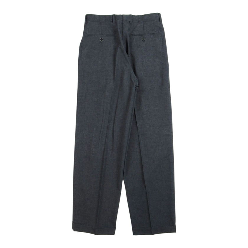 Missoni Uomo Pleated Dark Grey Trousers Size 30