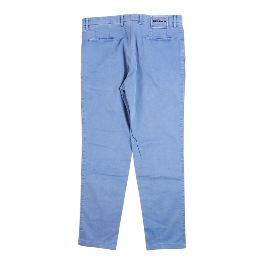 Kiton Blue Denim Trousers Size 36