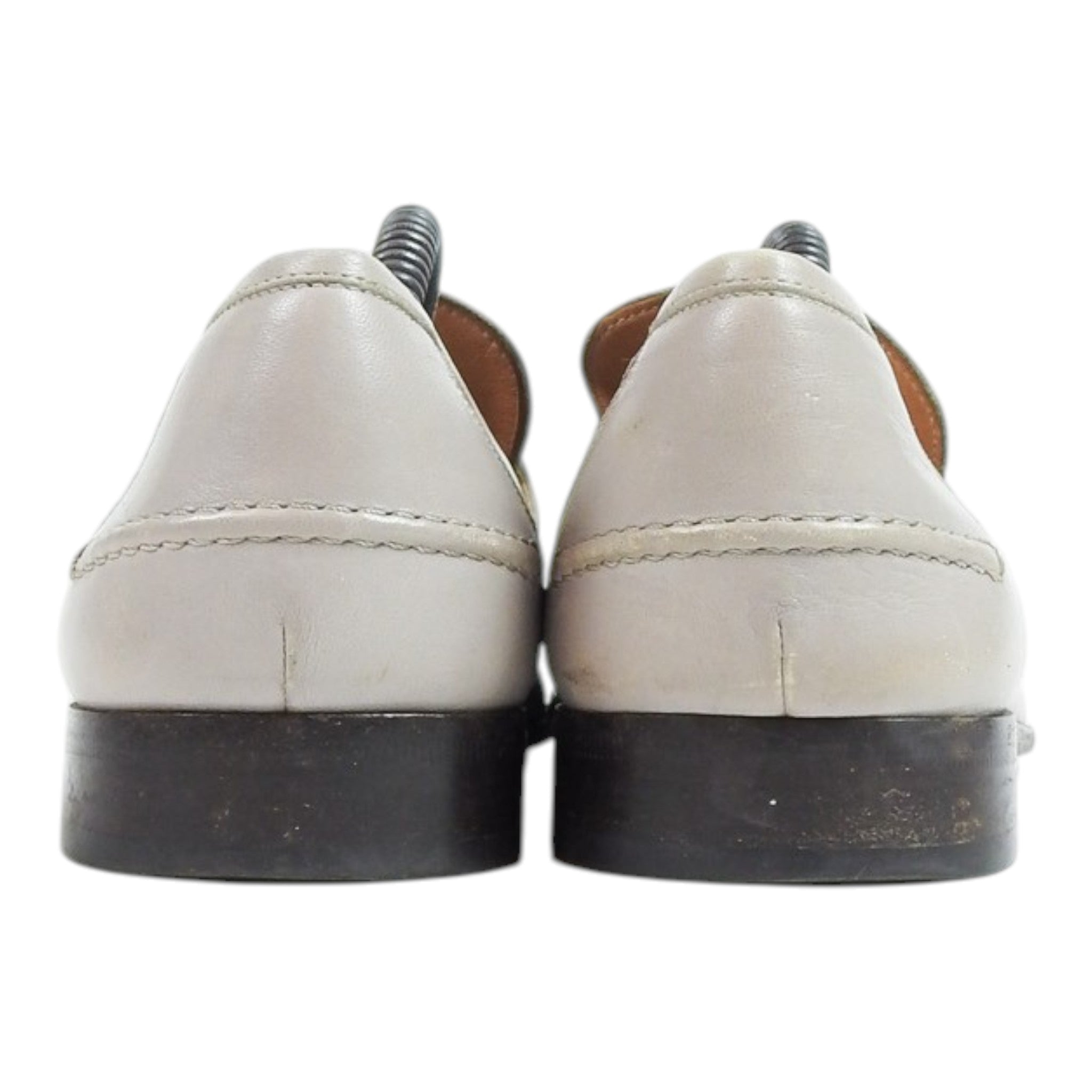 Ferragamo Grey Horsebit Loafers Size 11.5