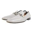 Ferragamo Grey Horsebit Loafers Size 11.5
