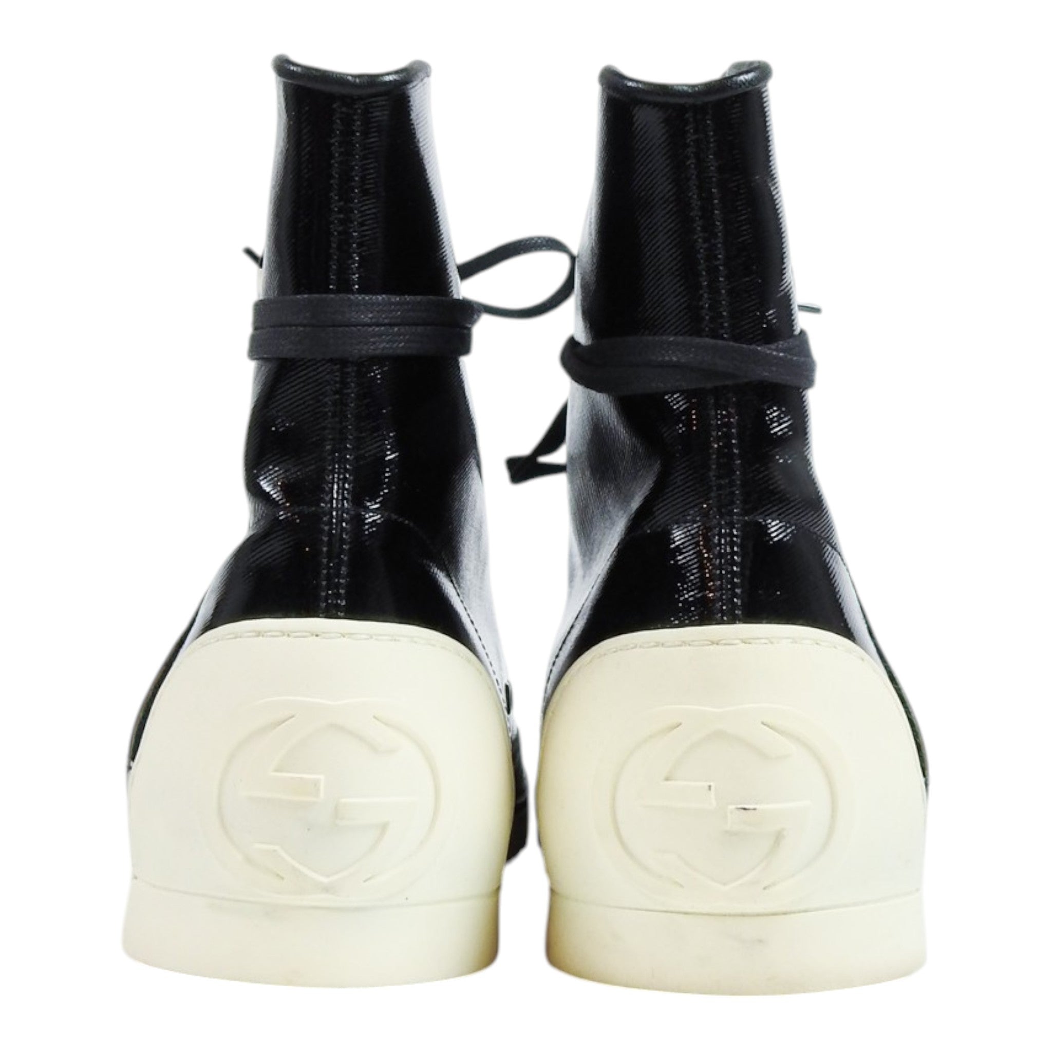 Gucci High Top Coated Sneaker Size 11