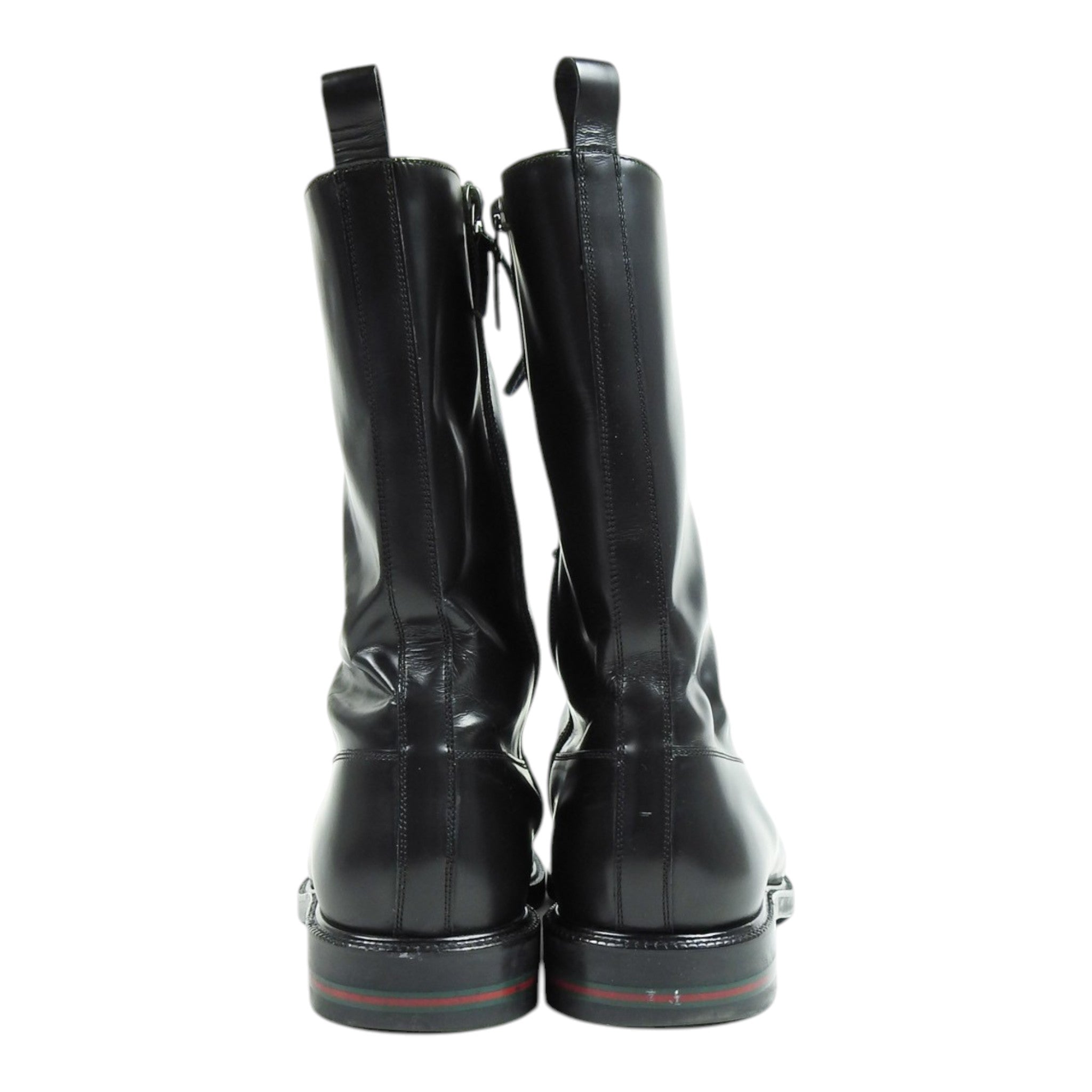 Gucci Zip Military Boot Size 44