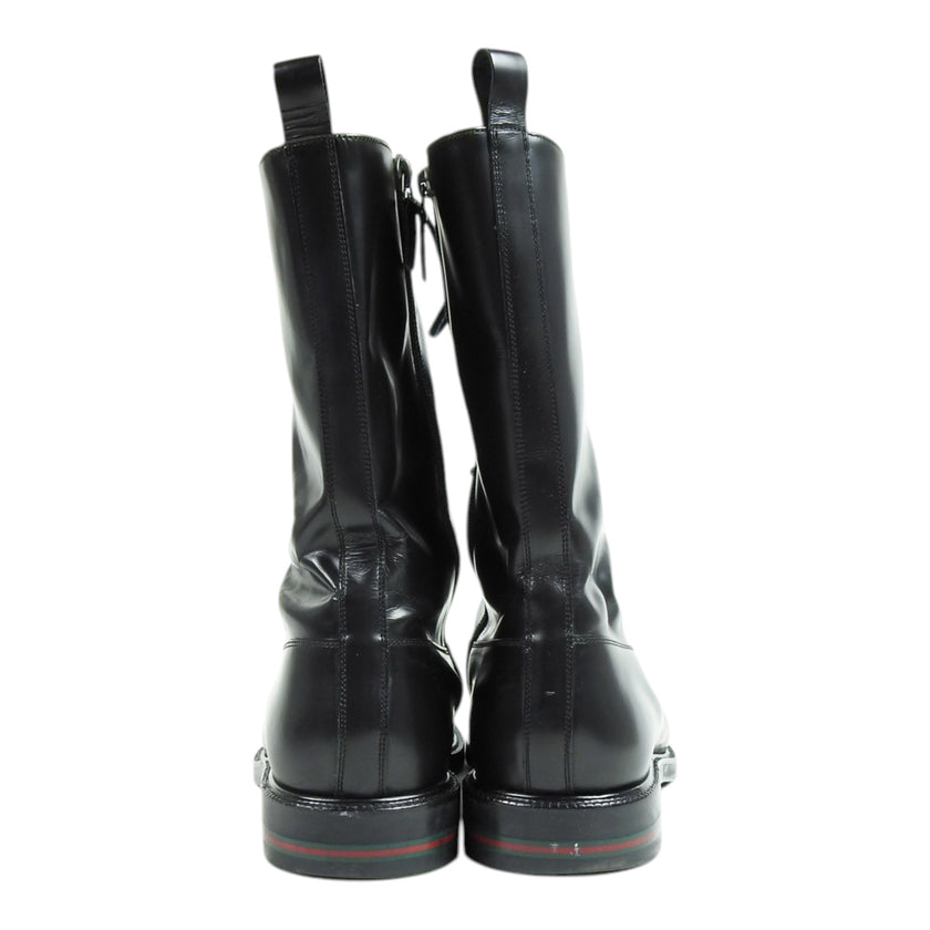 Gucci Zip Military Boot Size 44