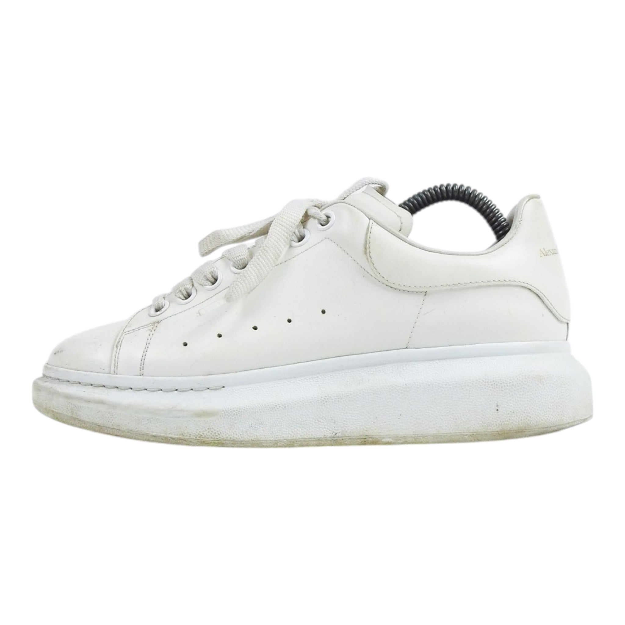 Alexander McQueen White Leather Sneakers Size 40