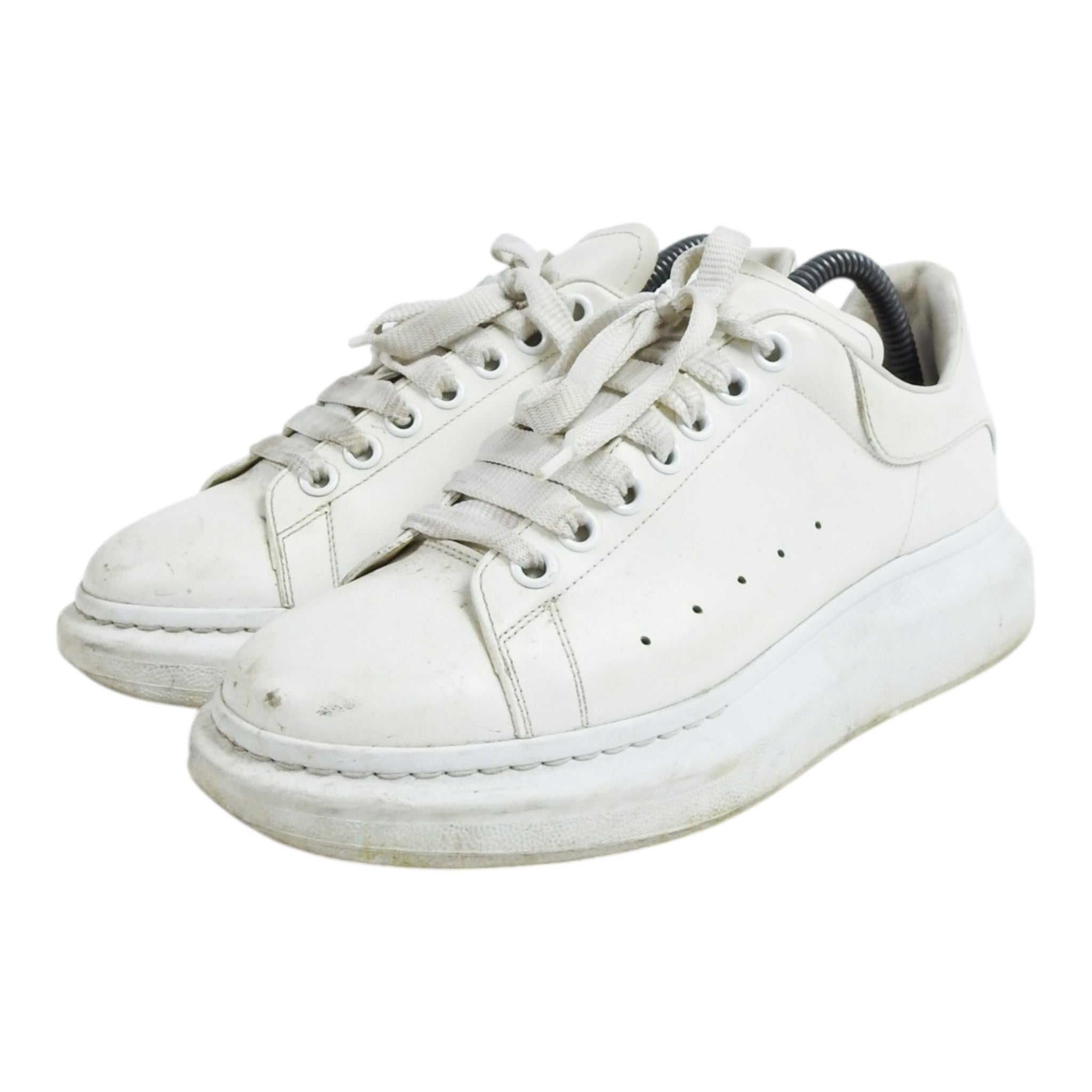 Alexander McQueen White Leather Sneakers Size 40