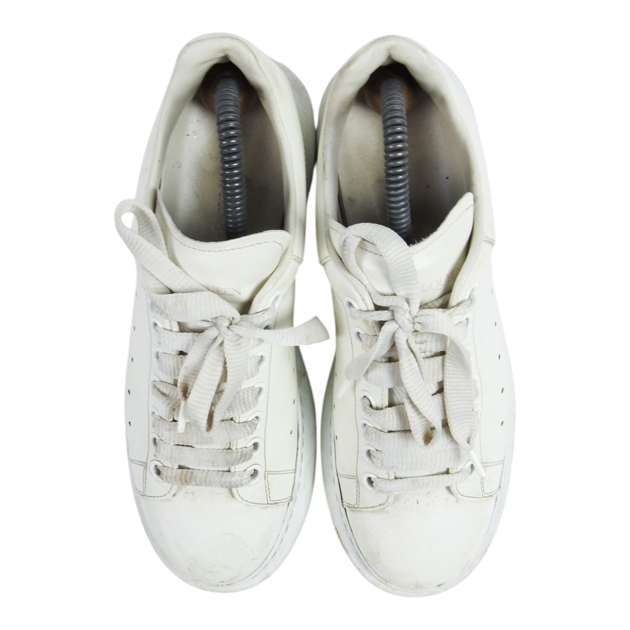 Alexander McQueen White Leather Sneakers Size 40