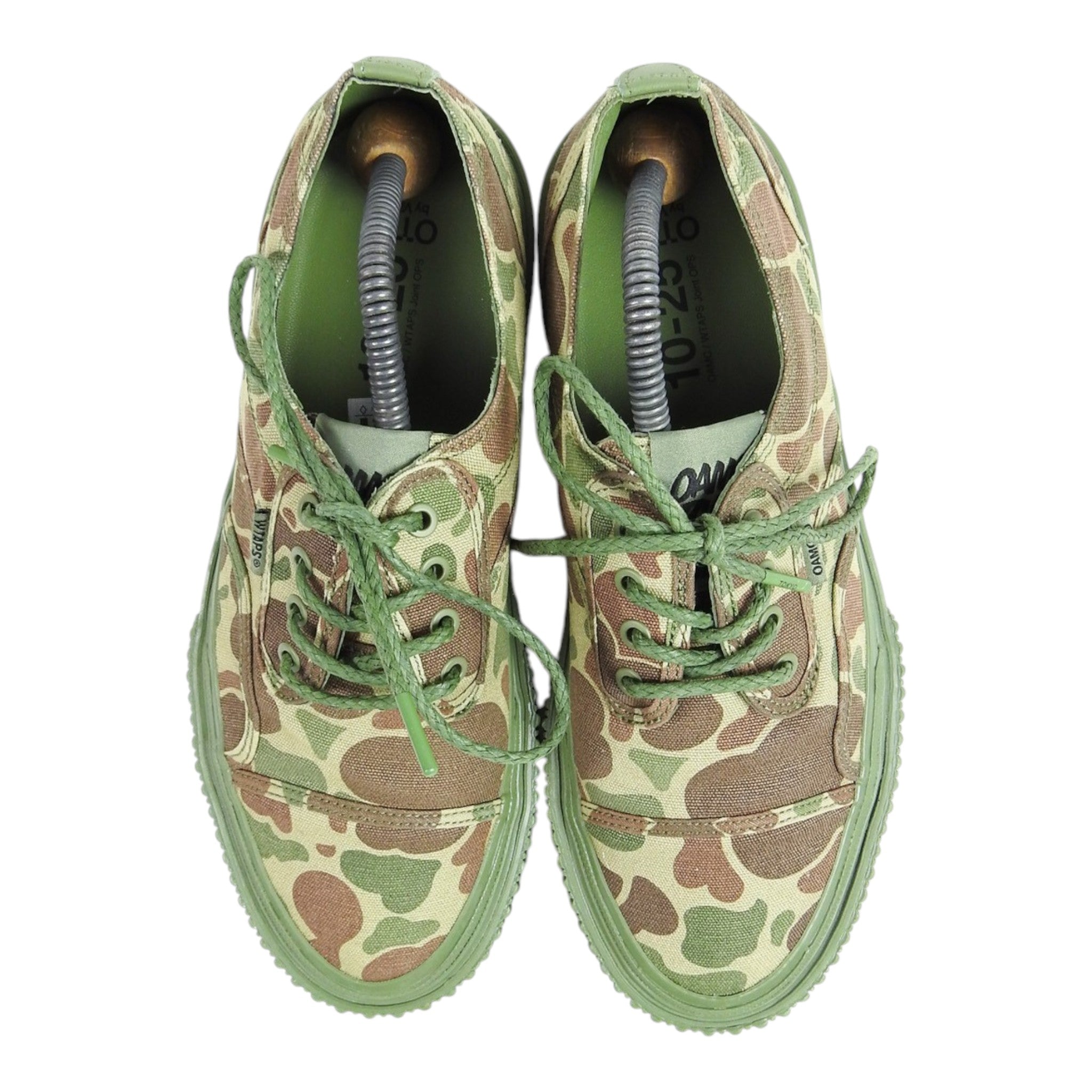 OAMC X WTAPS x Vans Camo Low Top Sneakers Size 10.5
