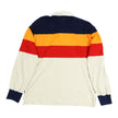 Drake's Striped LS Polo Shirt Size Large