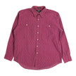 Christian Dior Monsieur Burgundy Patterned Shirt Size Large