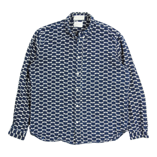 Paul Smith Yukata Cloth Dragonfly Shirt Size Medium