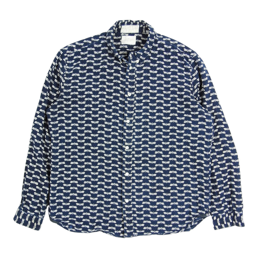 Paul Smith Yukata Cloth Dragonfly Shirt Size Medium