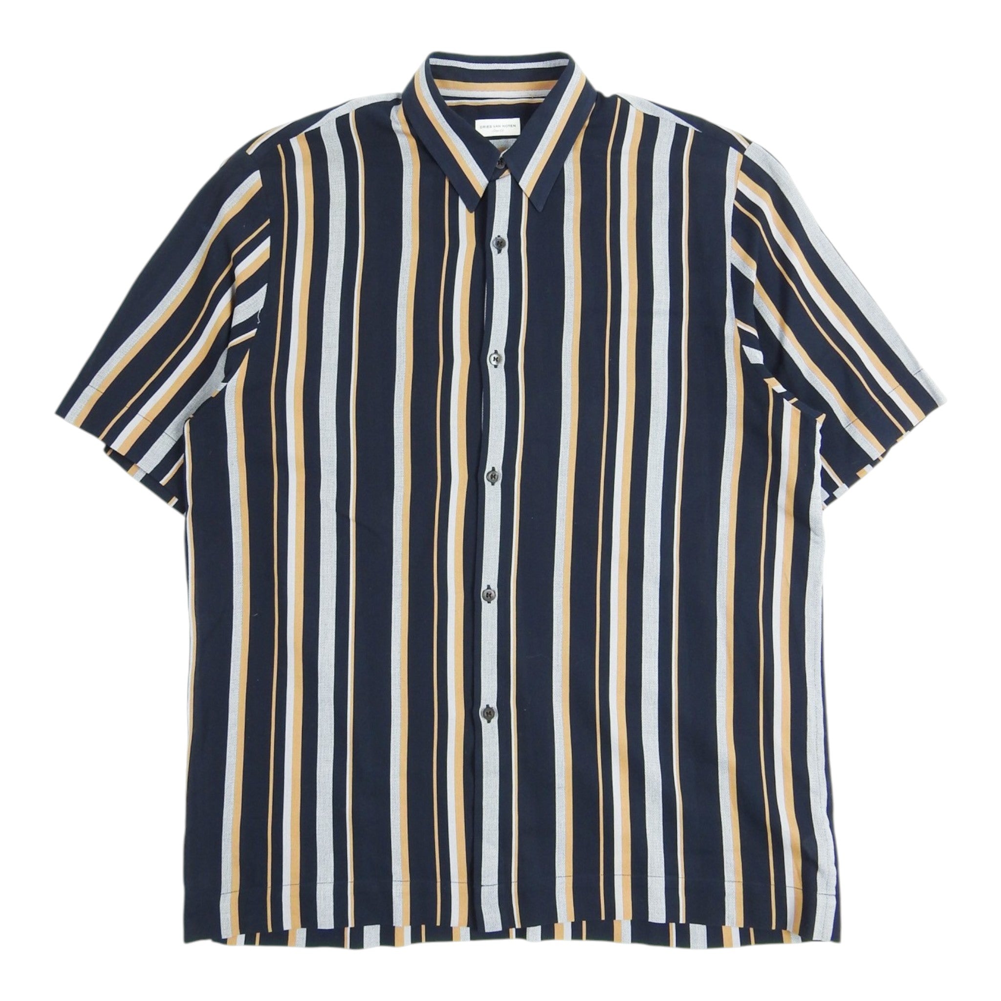 Dries Van Noten Striped SS Shirt Size 52
