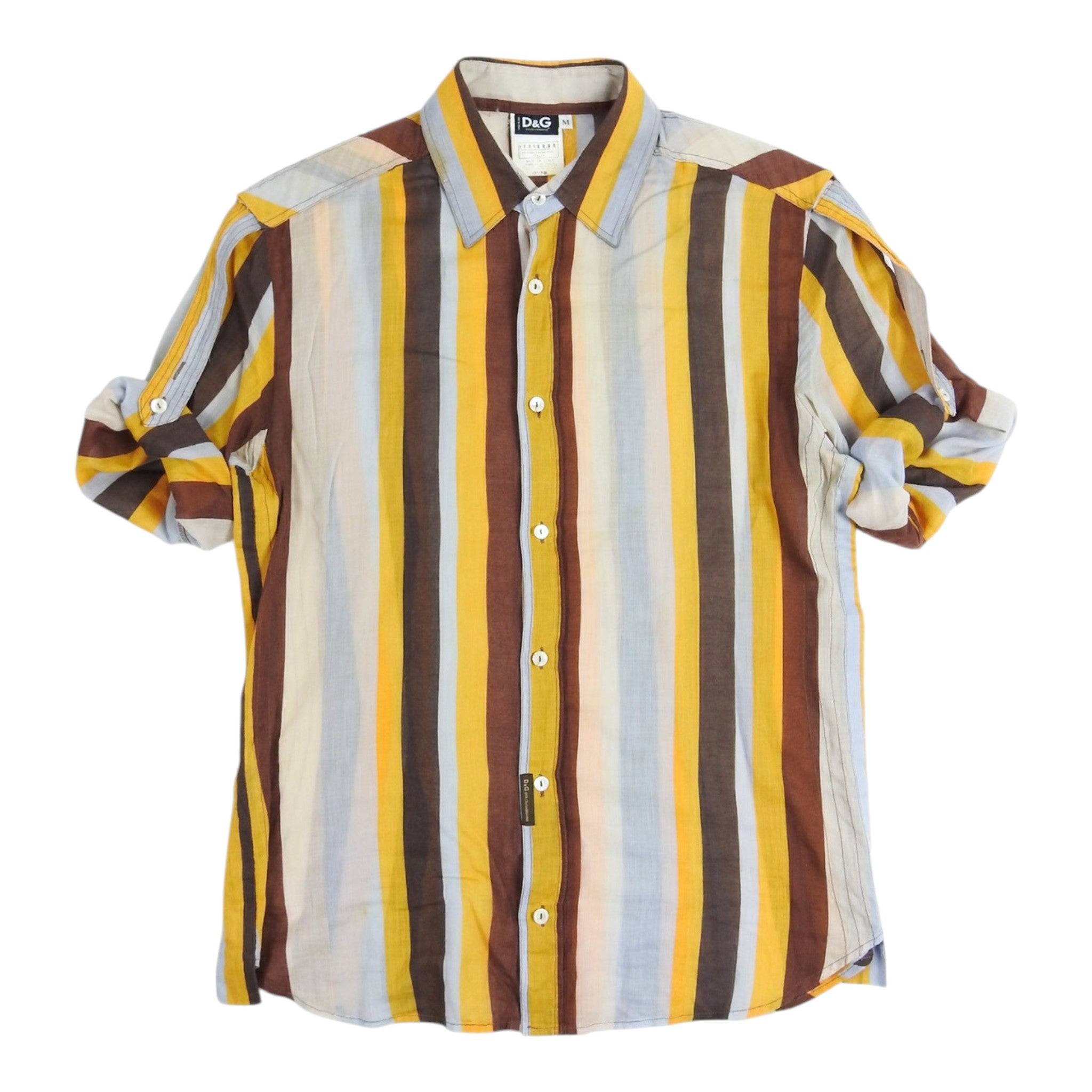 Dolce & Gabbana Roll Sleeve Shirt Size Medium