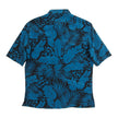 Saint Laurent Teal Tropical Print SS Shirt Size 38