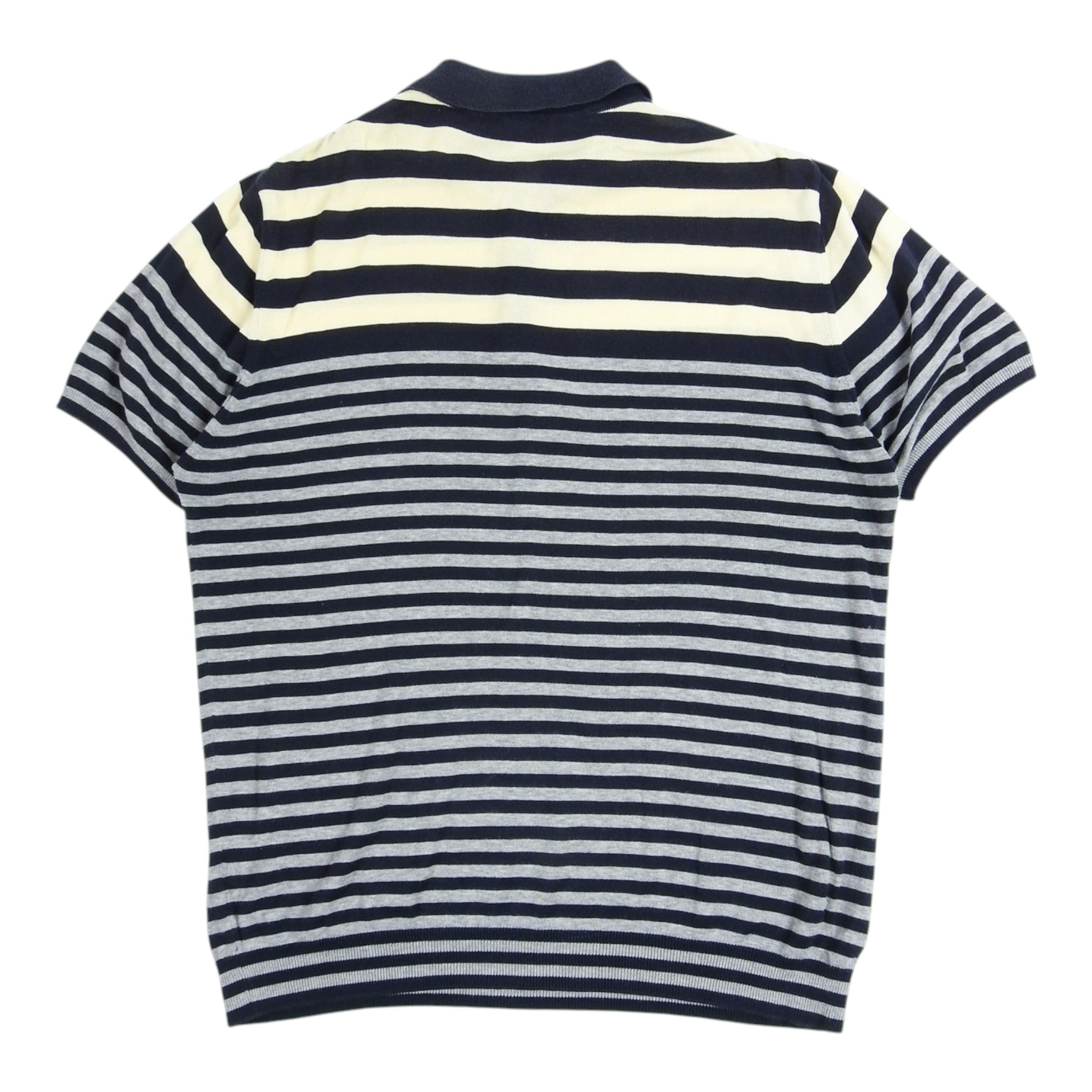 Paul Smith Striped Knit SS Polo Shirt Size Large