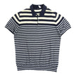 Paul Smith Striped Knit SS Polo Shirt Size Large