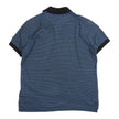 Salvatore Ferragamo Blue Circle Pattern SS Polo Shirt Size Medium