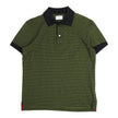 Salvatore Ferragamo Green Circle Pattern SS Polo Shirt Size Medium