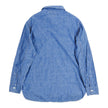 133 Bryce-Alls Chambray Zip Polo Shirt Size 40