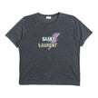 Saint Laurent Heather Grey Lightning Bolt T-Shirt Size Medium