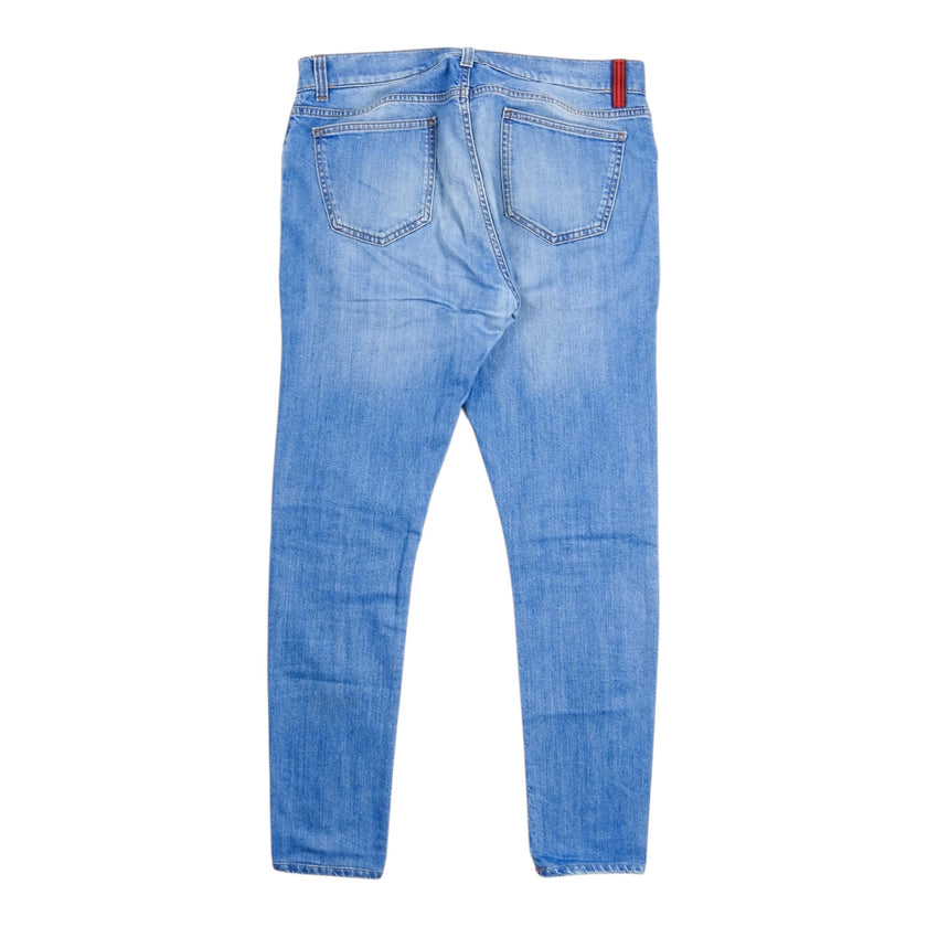 Isaia Medium Wash Jeans Size 52