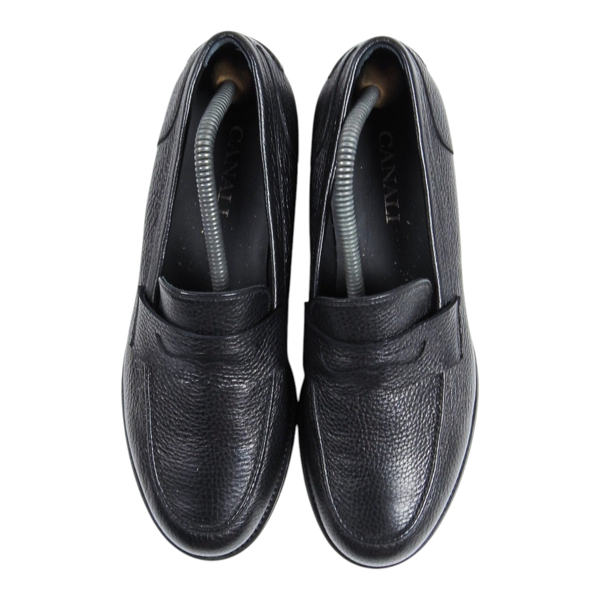 Canali Pebbled Loafers Size 44