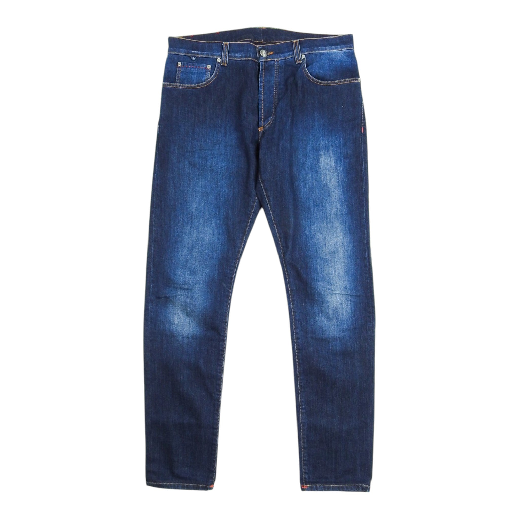 Isaia Dark Wash Jeans Size 52