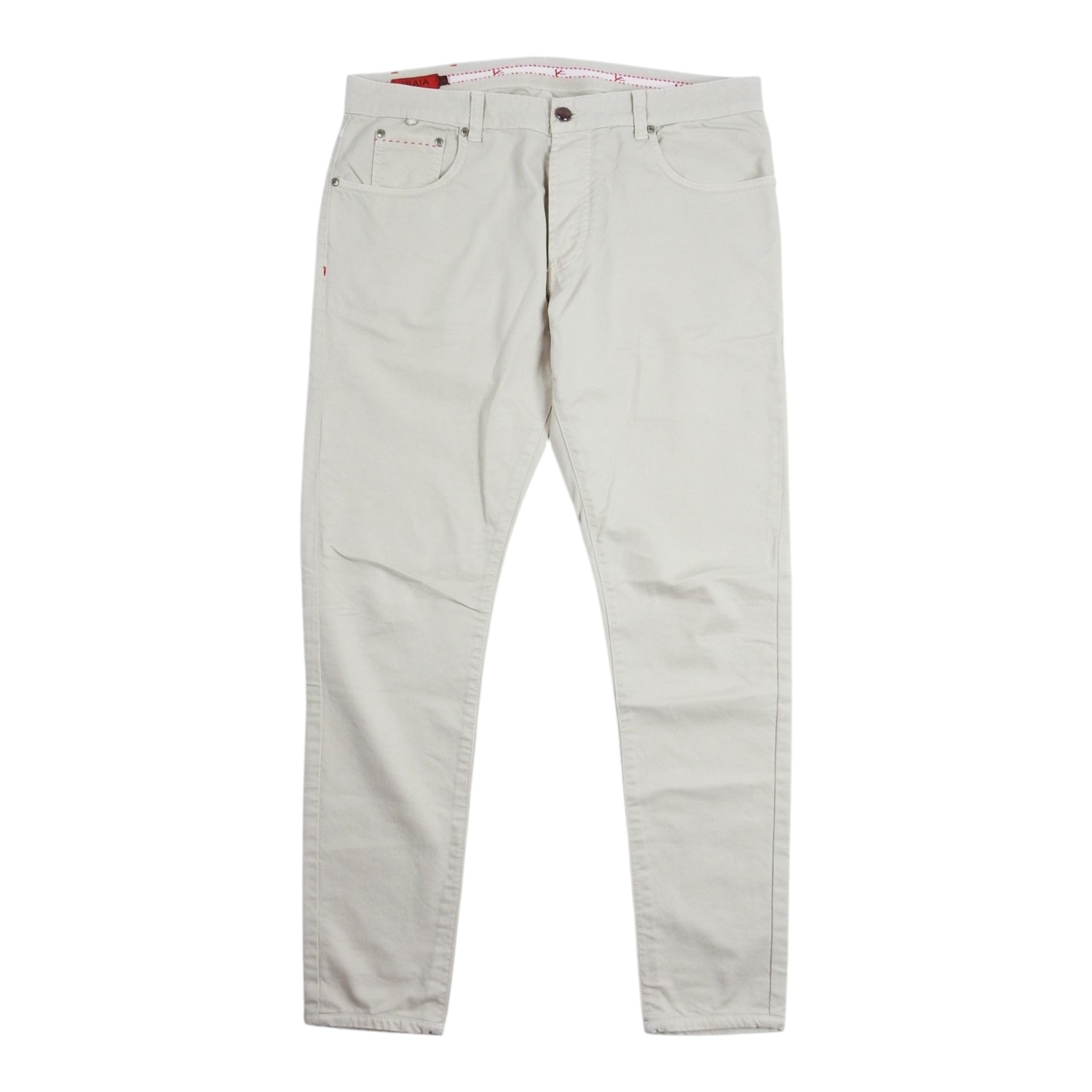 Isaia Ecru Denim Size 54
