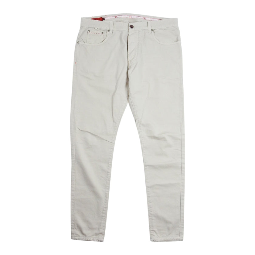 Isaia Ecru Denim Size 54