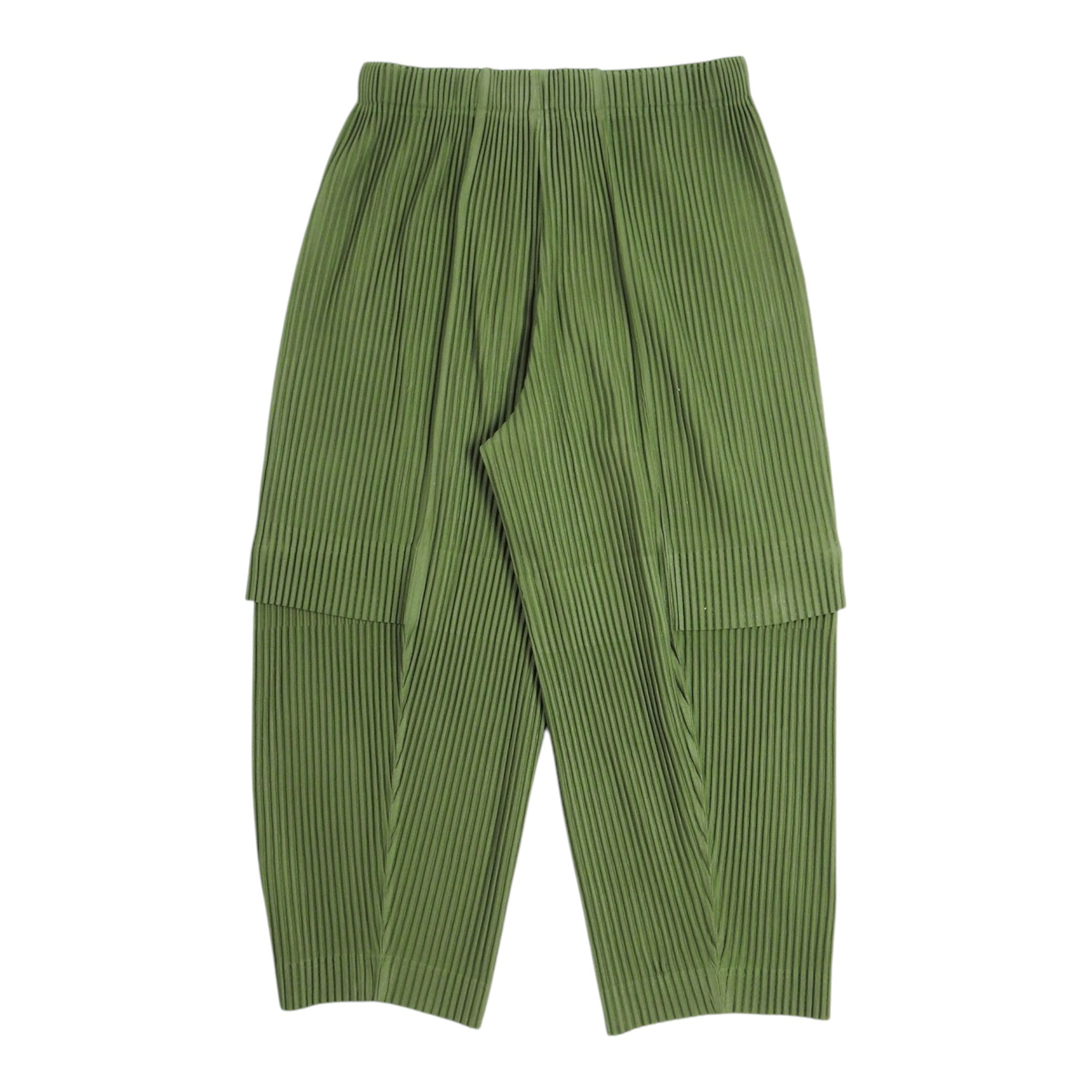 Homme Plisse Green Trousers Size 2