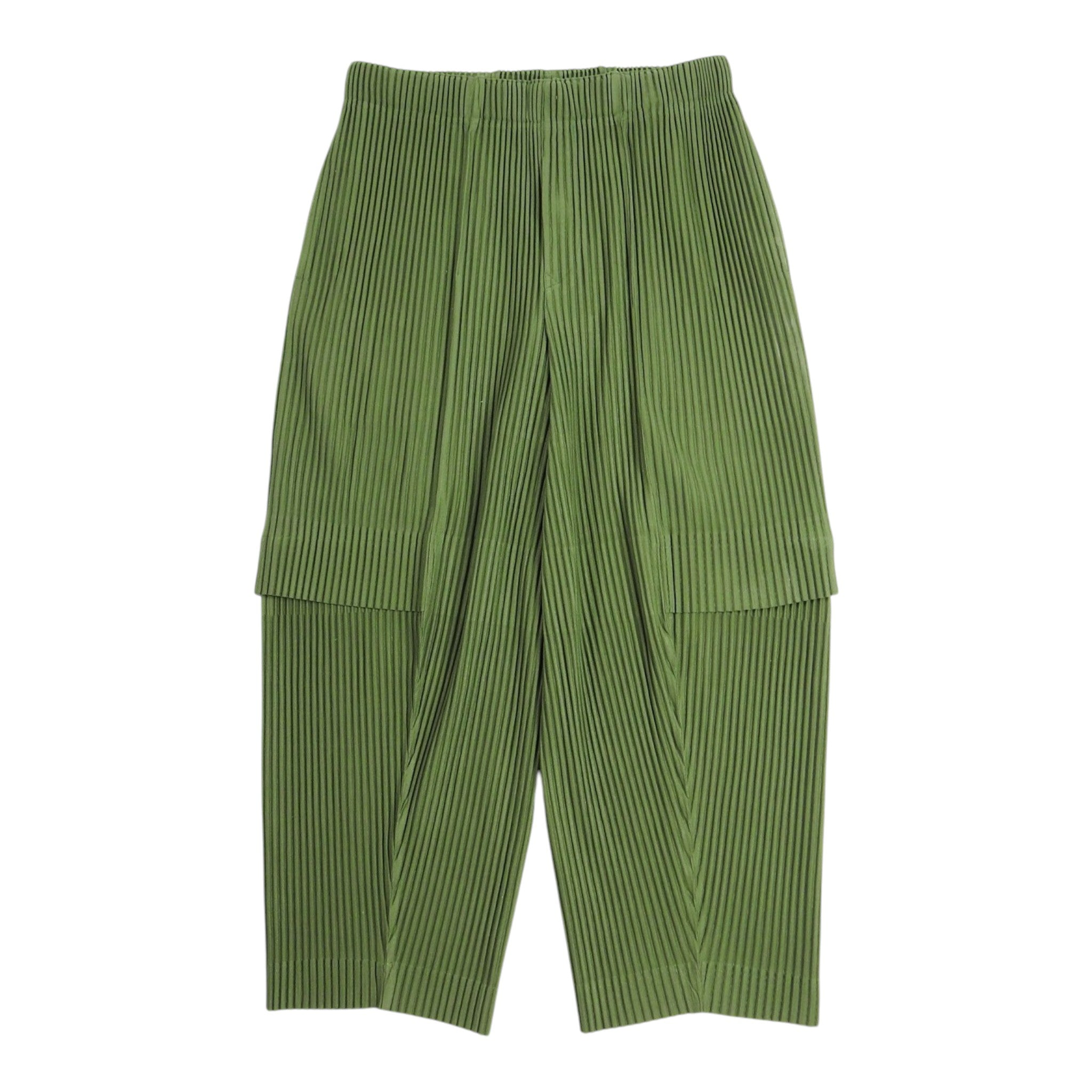 Homme Plisse Green Trousers Size 2