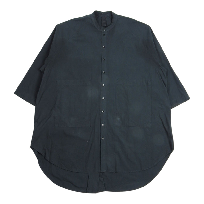 Kedem Sasson Black Button Down Tunic Shirt One Size