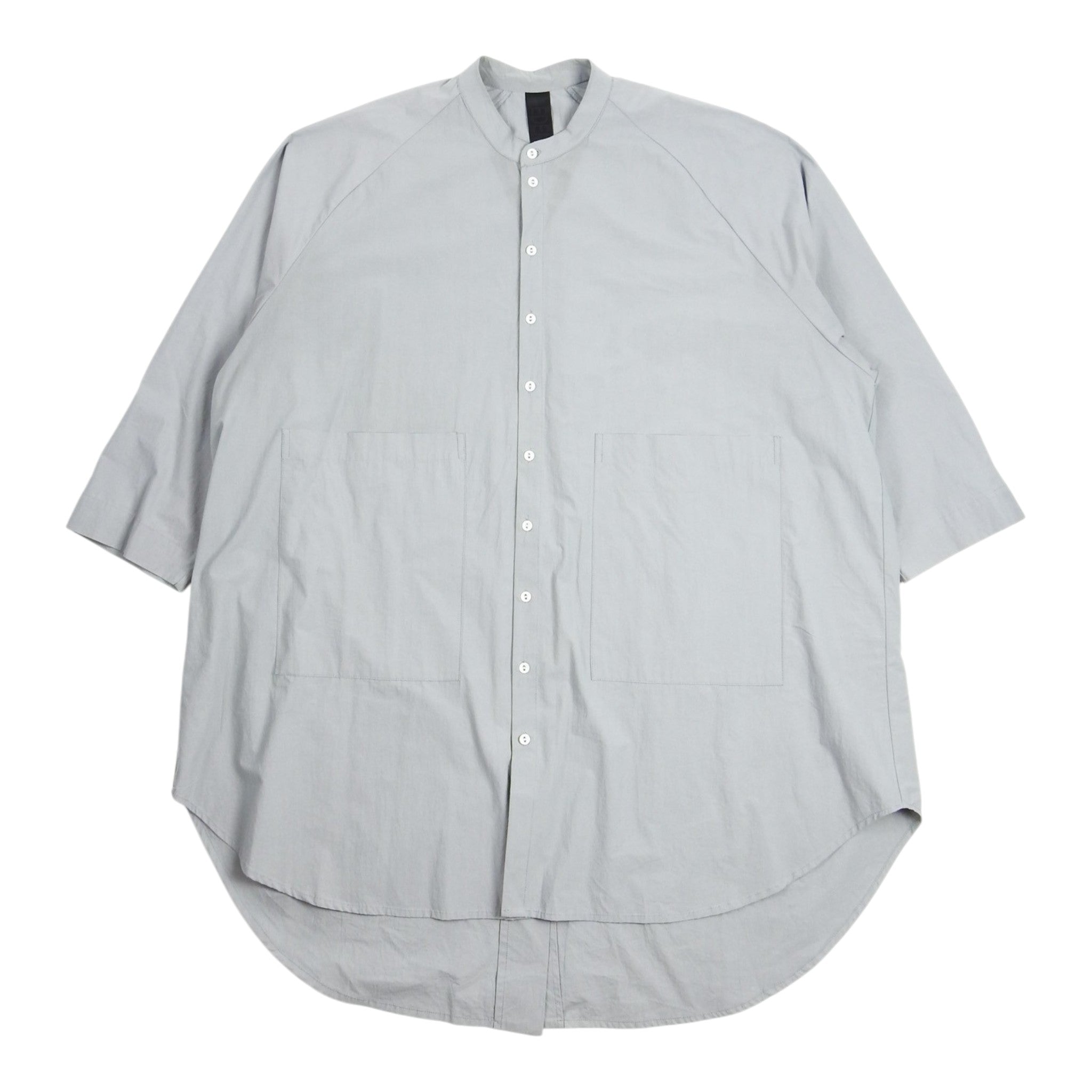 Kedem Sasson Grey Button Down Tunic Shirt One Size