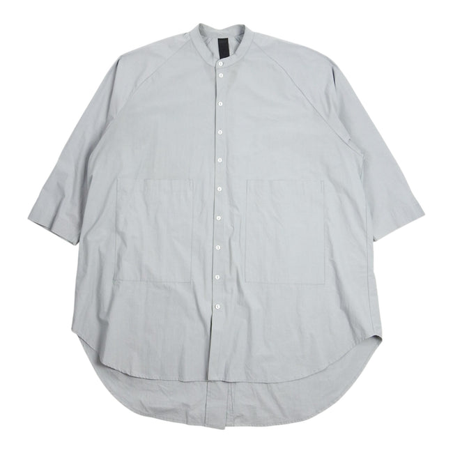 Kedem Sasson Grey Button Down Tunic Shirt One Size