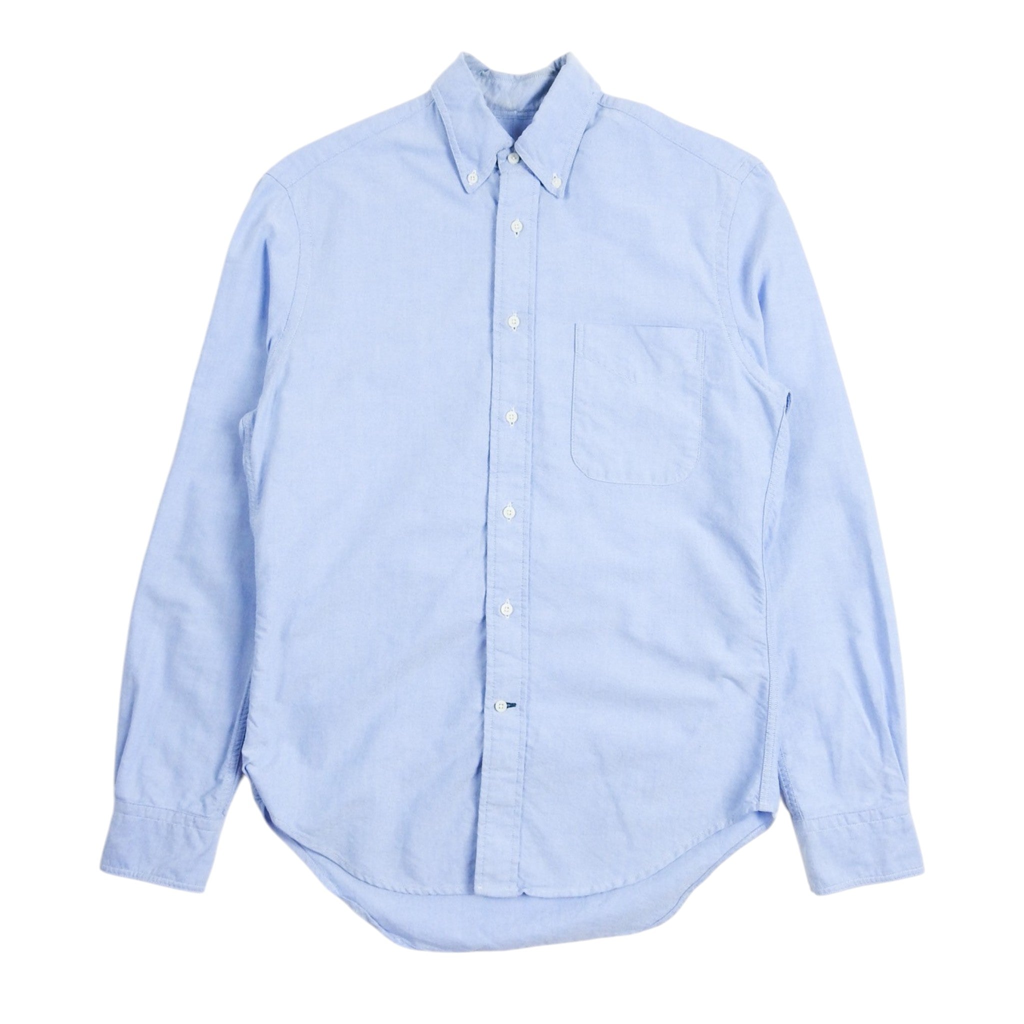 Gitman Bros Blue Oxford Shirt Size Small