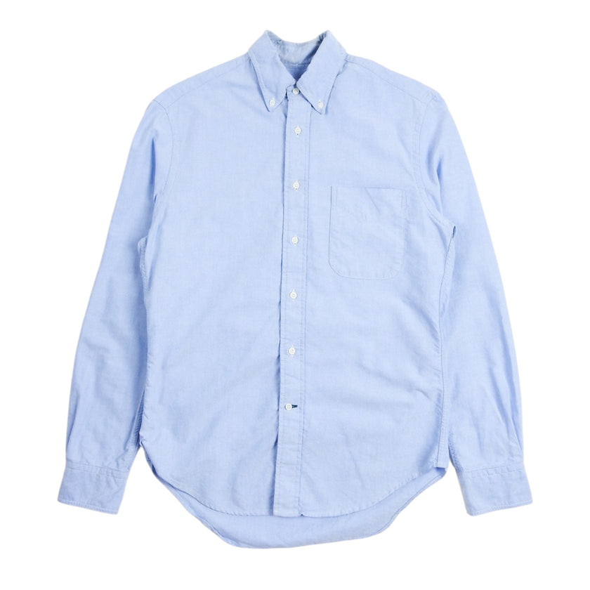 Gitman Bros Blue Oxford Shirt Size Small