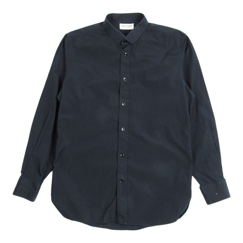 Saint Laurent Paris Black Dress Shirt Size 39