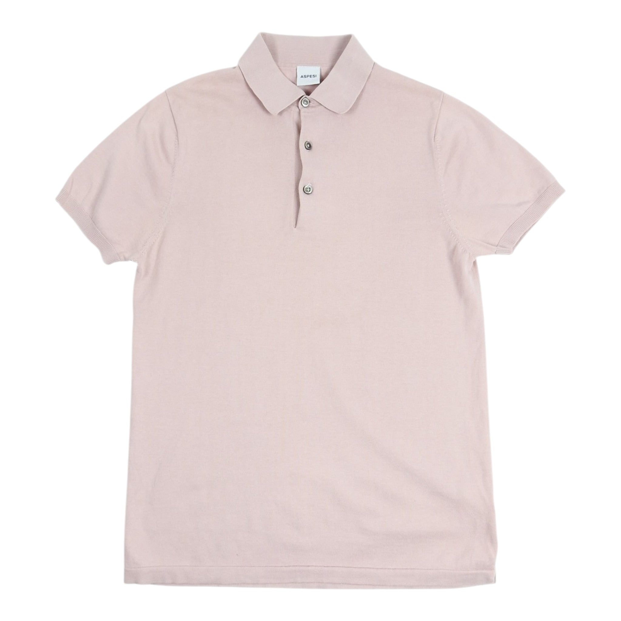 Aspesi Pink SS Polo Shirt Size 46