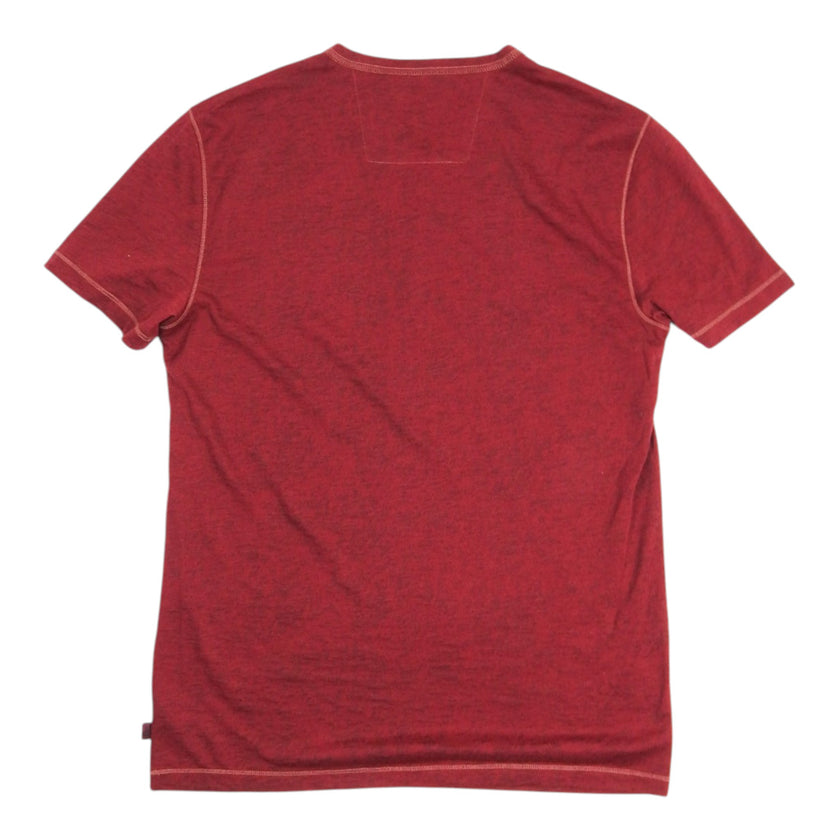 John Varvatos Red SS Polo T-Shirt Size Small