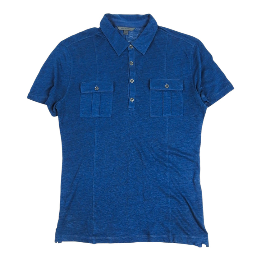 John Varvatos Knit SS Polo Shirt Size Medium