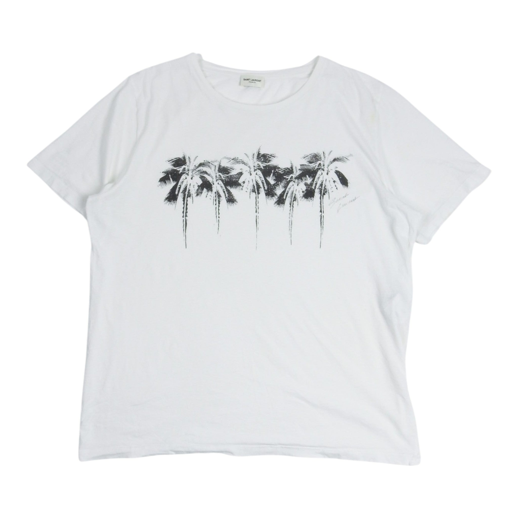 Saint Laurent Paris Palm Tree T-Shirt Size Medium
