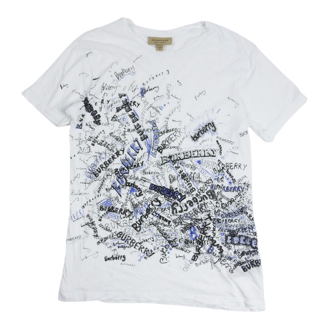 Burberry Scribble T-Shirt Size Small