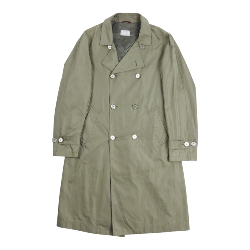 Brunello Cucinelli Trench Coat Size 50